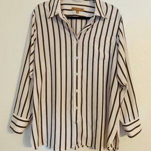 Ellen Tracy Button Down Blouse